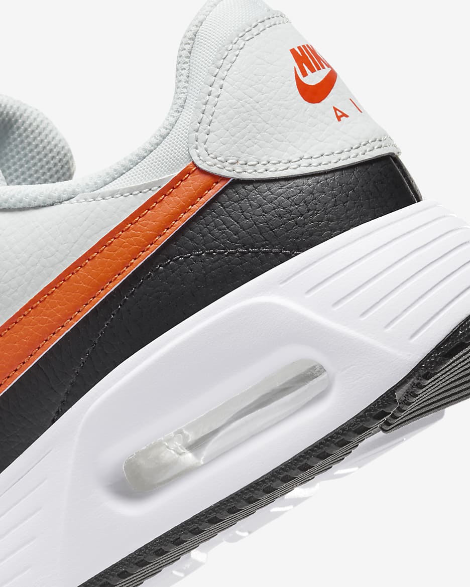 Orange black and white nike air max on sale